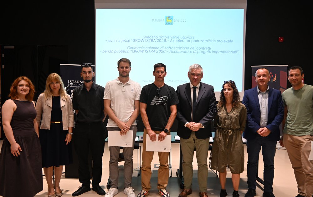 Svečano potpisivanje ugovora programa GROW ISTRA 2026